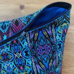 Bag *SantaFiore Grande* - turquoise-multicoloured